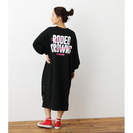 サイドベンツロゴワンピース ロデオクラウンズ ワイドボウル Rodeo Crowns Wide Bowl 4eai93 173m ファッション通販 マルイウェブチャネル