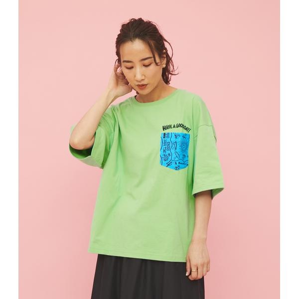 RYU AMBE POCKET Tシャツ | ロデオクラウンズ ワイドボウル(RODEO