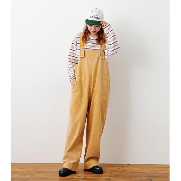 ウォッシュコーデュロイサロペット | ロデオクラウンズ ワイドボウル