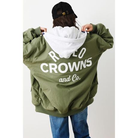 LOGO BIG HOODIE ブルゾン | ロデオクラウンズ ワイドボウル(RODEO 