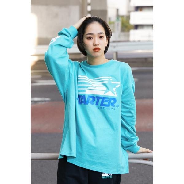 UNISEX】STARTER ロゴ L/S Tシャツ | ロデオクラウンズ ワイドボウル