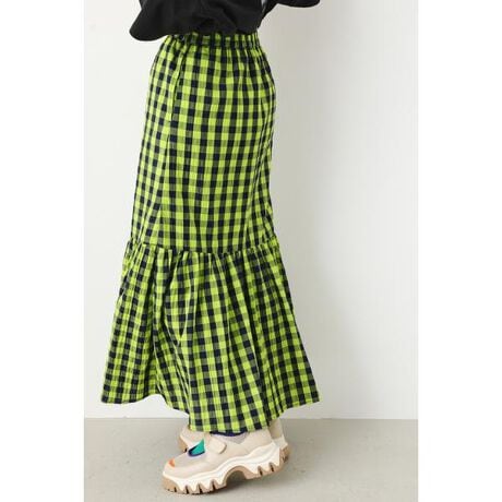 Colorfulギンガムチェックスカート | ロデオクラウンズ ワイドボウル  