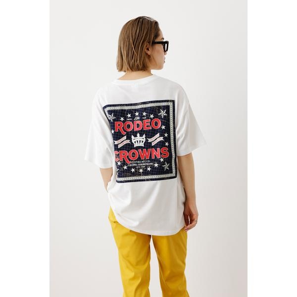 レトロバンダナパッチTシャツ | ロデオクラウンズ ワイドボウル(RODEO