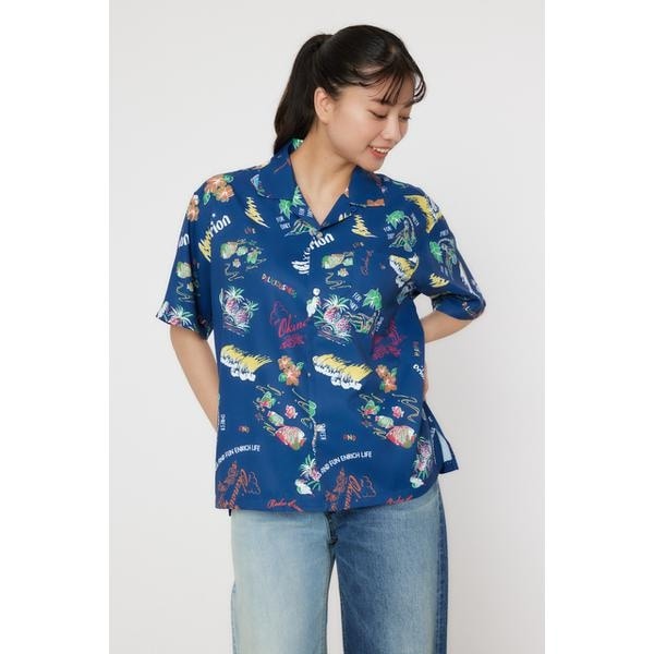 [}C]yUNISEXzOrion Beer x RCS ORI[vJ[Vc/fINEY Ch{EiRODEO CROWNS WIDE BOWLj NVY5