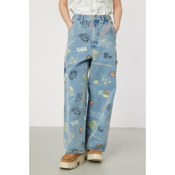 MOUSSY LOW CLOTCH ペインターパンツ MOUSSY | LOW CLOTCH ペインターパンツ (ワイド ) |SHEL'TTER