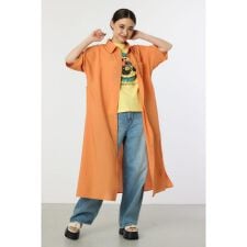 エアリータッチシャツワンピース
