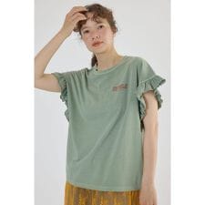 Vintage Graphicフリル Tシャツ