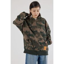 【UNISEX】SHARE PATTERN Wジップ パーカー