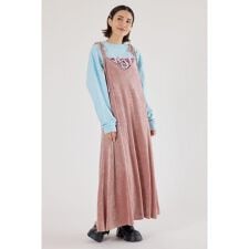 ベロアキャミワンピース