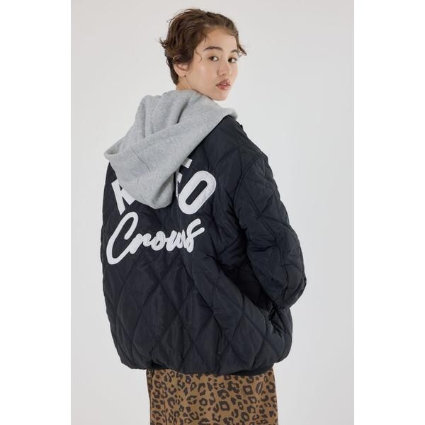 SLOBE IENA 中綿フードブルゾン　ブラック 中綿フードブルゾン | スローブ イエナ(SLOBE IENA) | マルイ