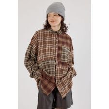 パッチワークチェックシャツ