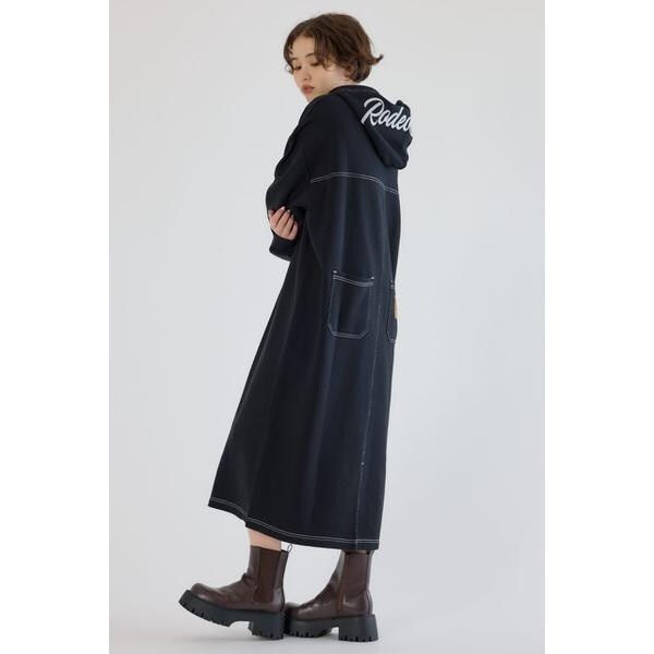 RCSカラーステッチパーカーワンピース | ロデオクラウンズ ワイド