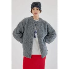 2WAY Fluffyシャギーニットカーディガン