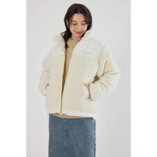 切り替えボアロゴジャケット