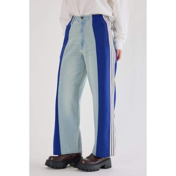 UNISEX】カスタムトラック デニムパンツ | ロデオクラウンズ ワイド