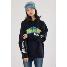 【UNISEX】(THRASHER) レイヤードスウェットパーカー
