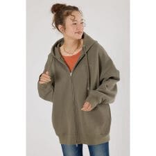 エンボスBIG ZIPパーカー