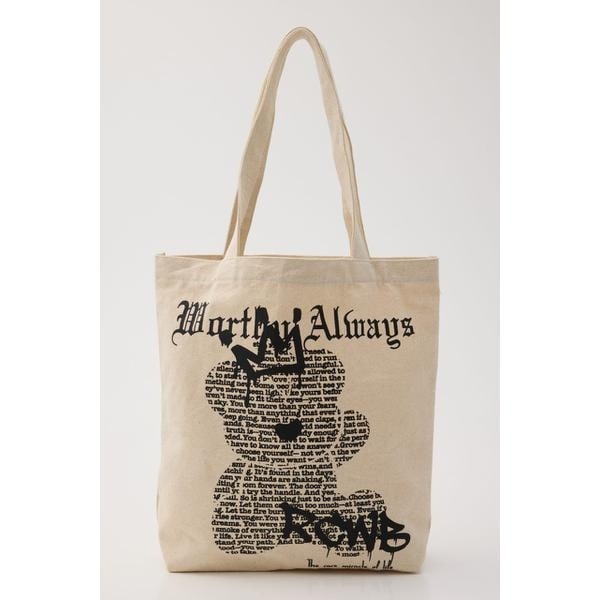 [�}���C]�yUNISEX�zFont Bear TOTE/���f�I�N���E���Y ���C�h�{�E���iRODEO CROWNS WIDE BOWL�j O/WHT1