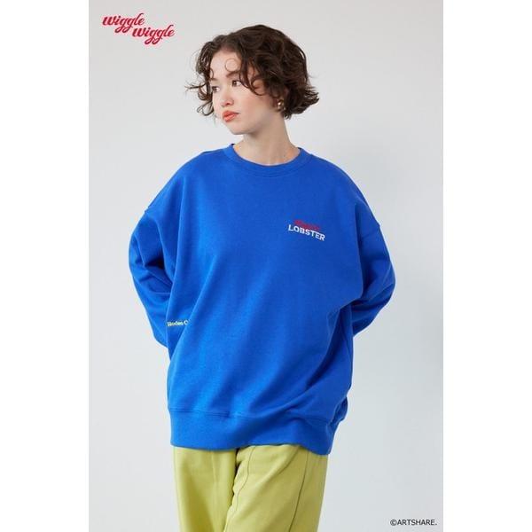[�}���C]�yUNISEX�z(wiggle wiggle)���`�[�t�X�E�F�b�g�g�b�v�X/���f�I�N���E���Y ���C�h�{�E���iRODEO CROWNS WIDE BOWL�j BLU