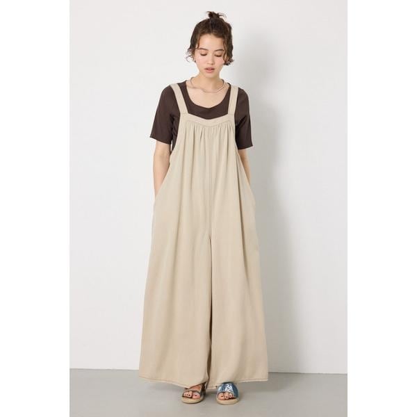 Thickness DENIMギャザーサロペット | ロデオクラウンズ ワイドボウル