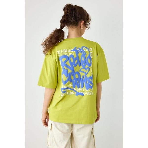 [�}���C]Cool Graffiti Logo T�V���c/���f�I�N���E���Y ���C�h�{�E���iRODEO CROWNS WIDE BOWL�j LIME