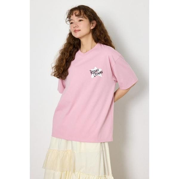 [�}���C]Cool Graffiti Logo T�V���c/���f�I�N���E���Y ���C�h�{�E���iRODEO CROWNS WIDE BOWL�j L/PNK1