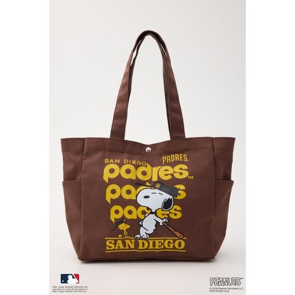 [�}���C](MLBxPEANUTS)�g�[�g�o�b�O/���f�I�N���E���Y ���C�h�{�E���iRODEO CROWNS WIDE BOWL�j BRN