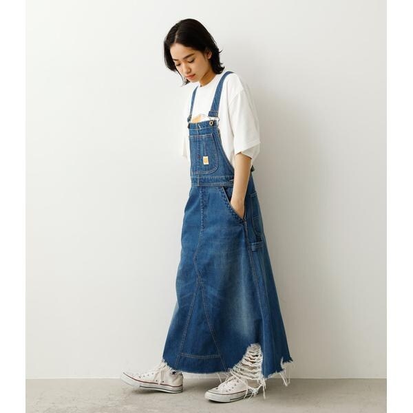 デニムオーバーオールスカート | ロデオクラウンズ ワイドボウル
