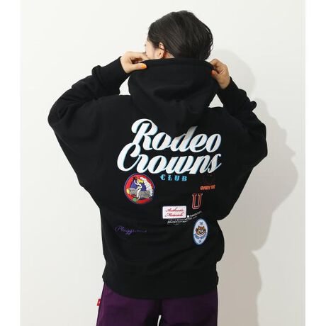 MIX PATCH HOODIE | ロデオクラウンズ ワイドボウル(RODEO CROWNS WIDE 