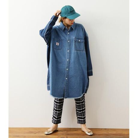 リメイクデニムシャツワンピース ロデオクラウンズ ワイドボウル Rodeo Crowns Wide Bowl 4dam33 00 ファッション通販 マルイウェブチャネル