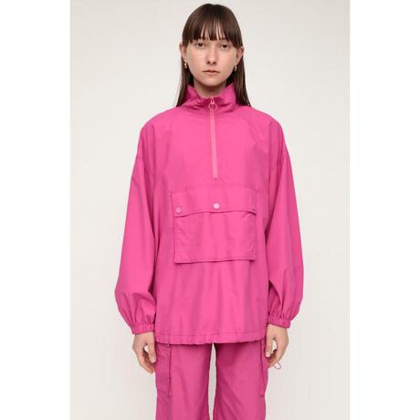 NYLON STAND ZIP PULL OVER | スライ(SLY) | マルイウェブチャネル