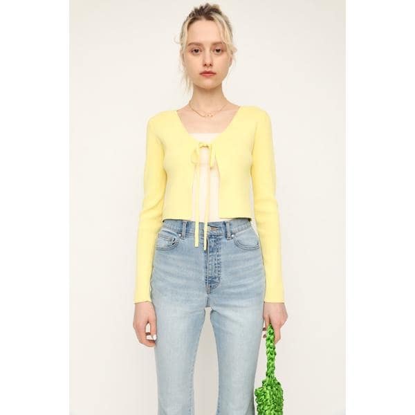 楽天市場】【SALE／40%OFF】FRONT RIBBON カーディガン SLY