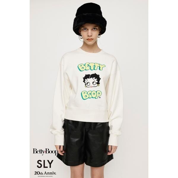 BETTY BOOP x SLY COMPACT スウェット トップス | スライ(SLY