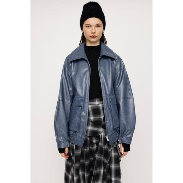 FAUX LEATHER ZIP UP ブルゾン | スライ(SLY) | マルイウェブチャネル