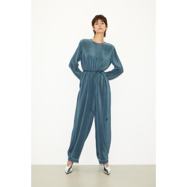 THROW PLEATS JUMPSUITS プリーツ ジャンプスーツ Pleated jumpsuit 