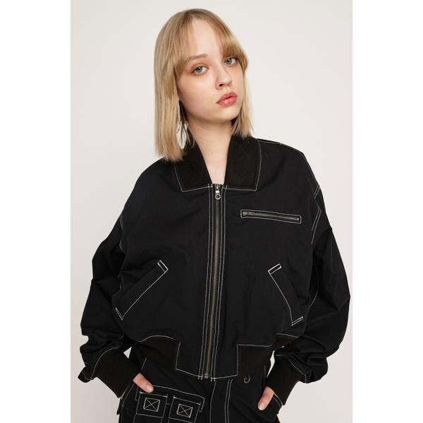CROPPED BOMBER ジャケット | スライ(SLY) | マルイウェブチャネル