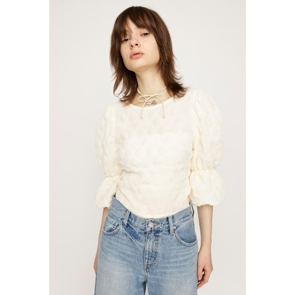 スライ(SLY)/FROCKY LACE RIBBON トップス 美品】SLY スライ スライ(SLY)/FROCKY LACE RIBBON トップス 美品】SLY スライ