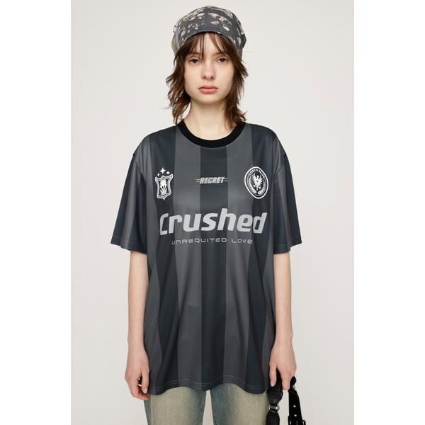 SLY STRIPE UNIFORM LOGO Tシャツ F STRIPE UNIFORM LOGO T/SH ストライプ ユニフォーム ロゴ T