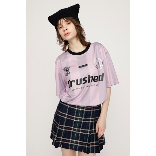 STRIPE UNIFORM LOGO Tシャツ | スライ(SLY) | マルイウェブチャネル