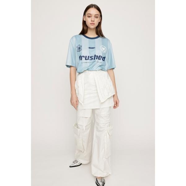 STRIPE UNIFORM LOGO Tシャツ | スライ(SLY) | マルイウェブチャネル