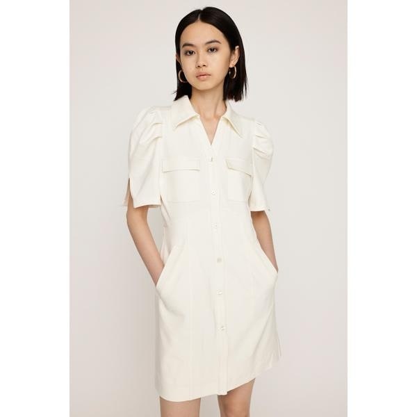SLY ワンピース 即決のみ値下げ交渉可能 SLY | FRONT ZIP GATHER ショートワンピース (ワンピース(ミニ