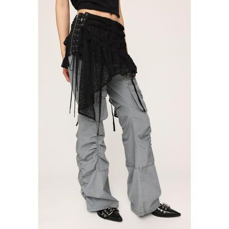 LACE UP ASYMMETRY SKIRT ベルト | スライ(SLY) | マルイウェブチャネル