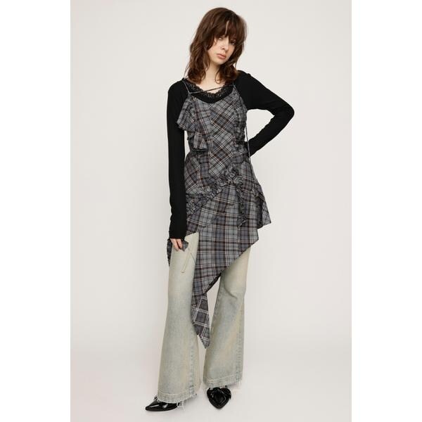 完売品　SLY（スライ） CHECK COMBI キャミソール スライ SLY CHECK COMBI キャミソール （M/GRN7） - ファッション通販