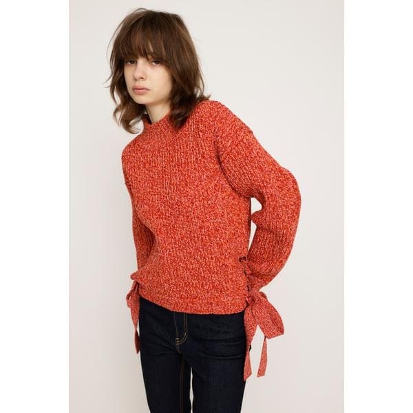 SLY ニット セーター SIDE RIBBON LG TOPS サイド リボン