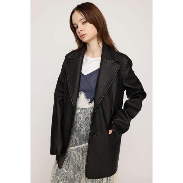 VINTAGE BOXY F／LEATHER ジャケット | スライ(SLY) | マルイ