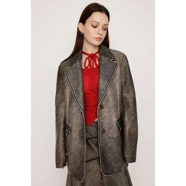 SLY VINTAGE BOXY F／LEATHER ジャケット SLY | VINTAGE BOXY F／LEATHER ジャケット (ジャケット ) |SHEL