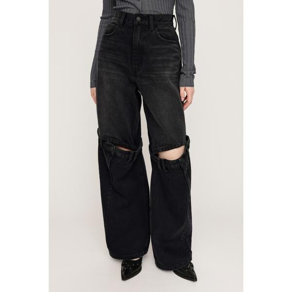 パンツ Spick & Span W by Woadblue BARREL DENIM W by Woadblue / ダブリューバイウォードブルー】BARREL DENIM