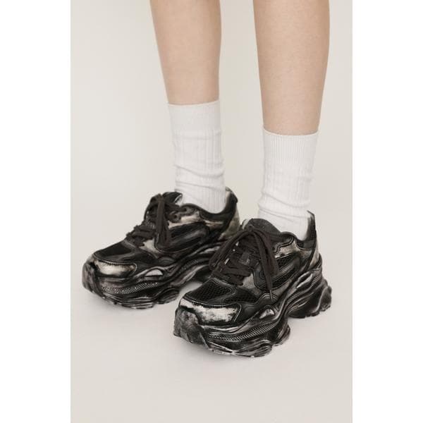 [}C]AGING CREATIVE SOLE SNEAKER/XCiSLYj M/BLK7