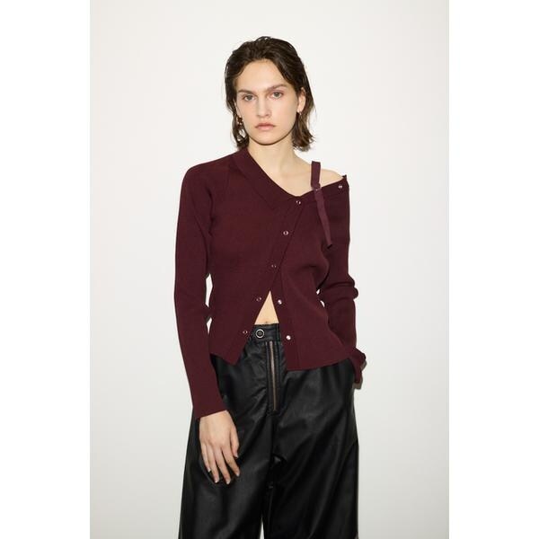 【未使用に近い】ヘリンドットサイ　Double button polo ブラウン Double button polo | ヘリンドットサイ(HeRIN.CYE) | マルイ