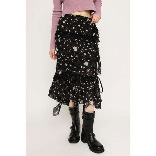 SLY FRILL LACE スカート　フリルスカート　レーススカート SLY スカート FRILL LACE SK フリル レース : ZOZOTOWN Yahoo!店